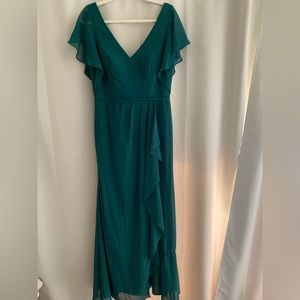 David’s Bridal Juniper Size 10 Long Dress